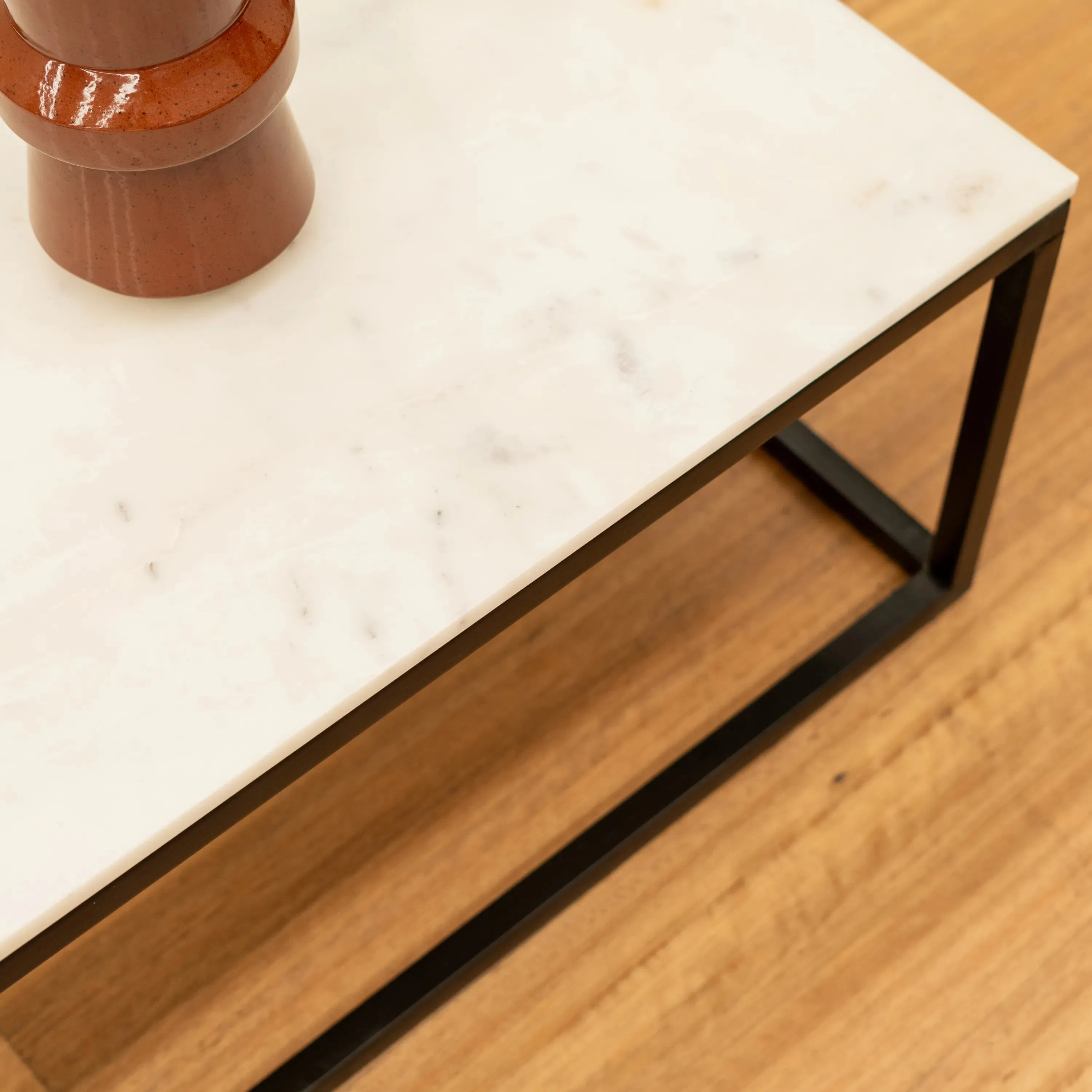 Sculpt Coffee Table - White Marble