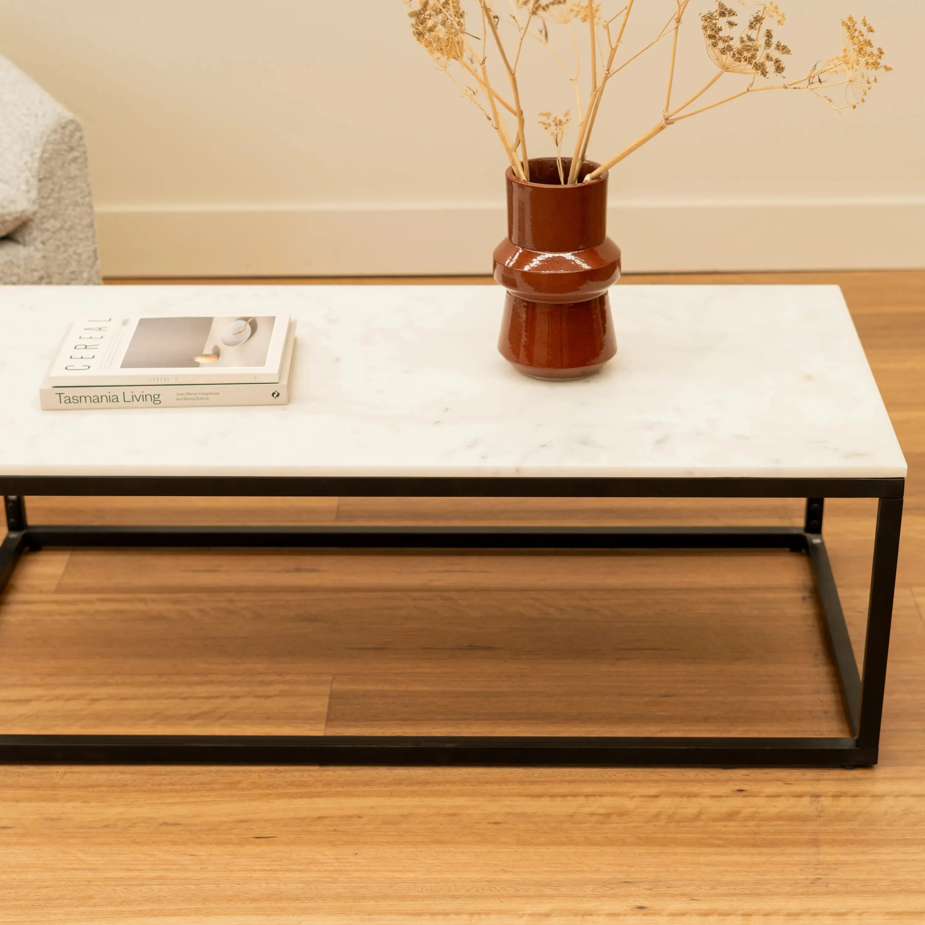 Sculpt Coffee Table - White Marble