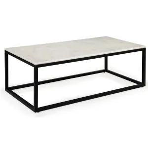 Sculpt Coffee Table - White Marble