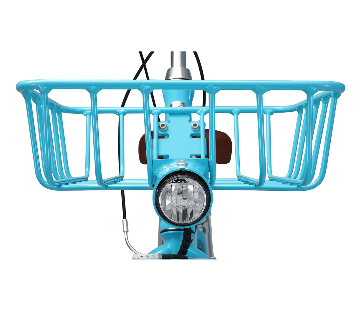 sixthreezero EVRYjourney Deluxe Women's 26" 7-Speed Touring Hybrid Bicycle w/ Integrated Lock, Basket, Light