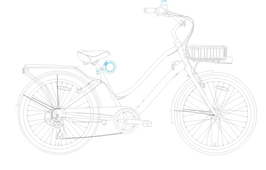 sixthreezero EVRYjourney Deluxe Women's 26" 7-Speed Touring Hybrid Bicycle w/ Integrated Lock, Basket, Light