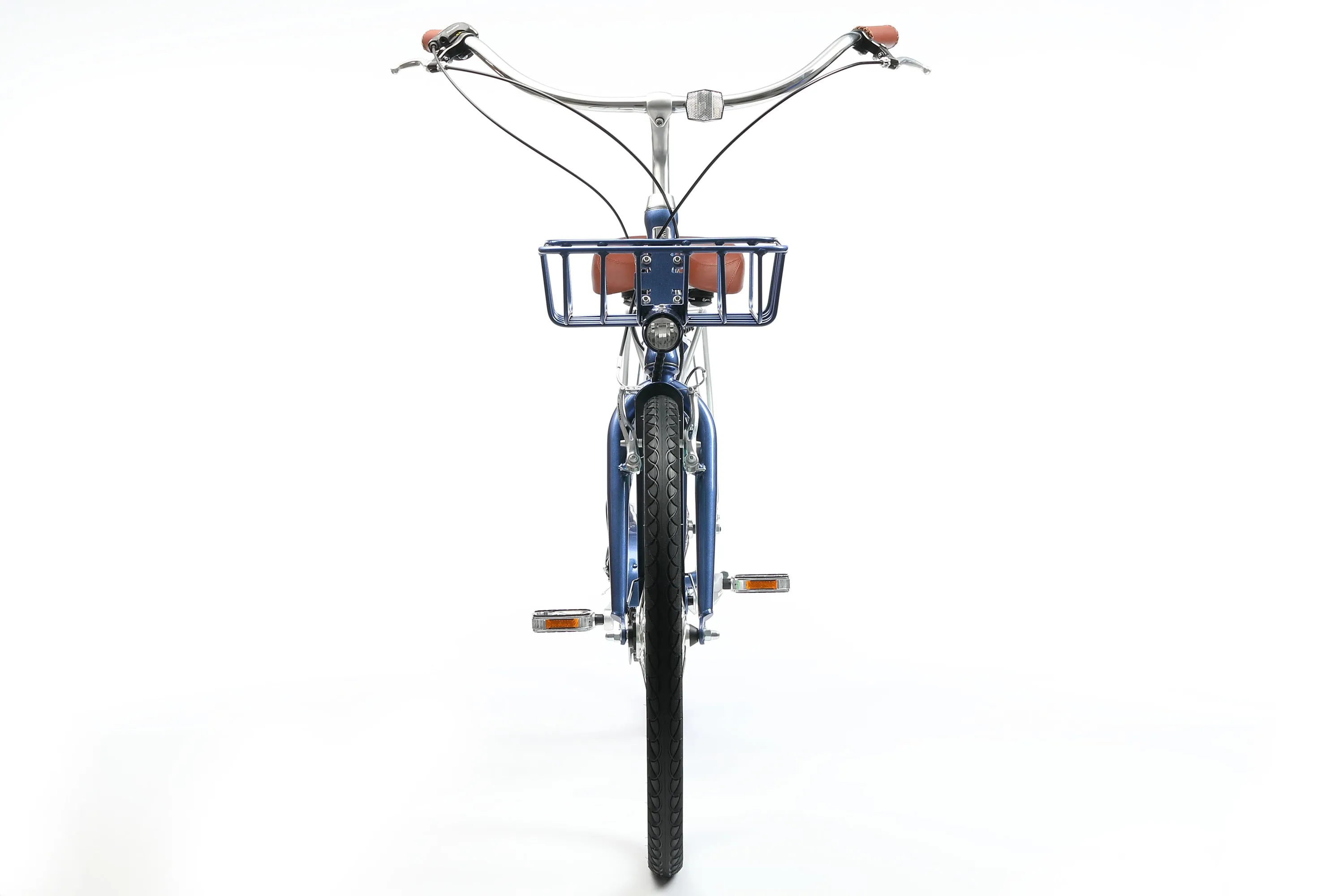 sixthreezero EVRYjourney Deluxe Women's 26" 7-Speed Touring Hybrid Bicycle w/ Integrated Lock, Basket, Light