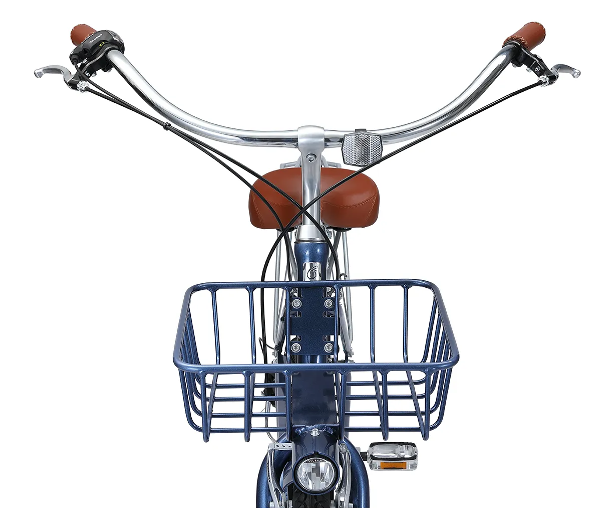 sixthreezero EVRYjourney Deluxe Women's 26" 7-Speed Touring Hybrid Bicycle w/ Integrated Lock, Basket, Light