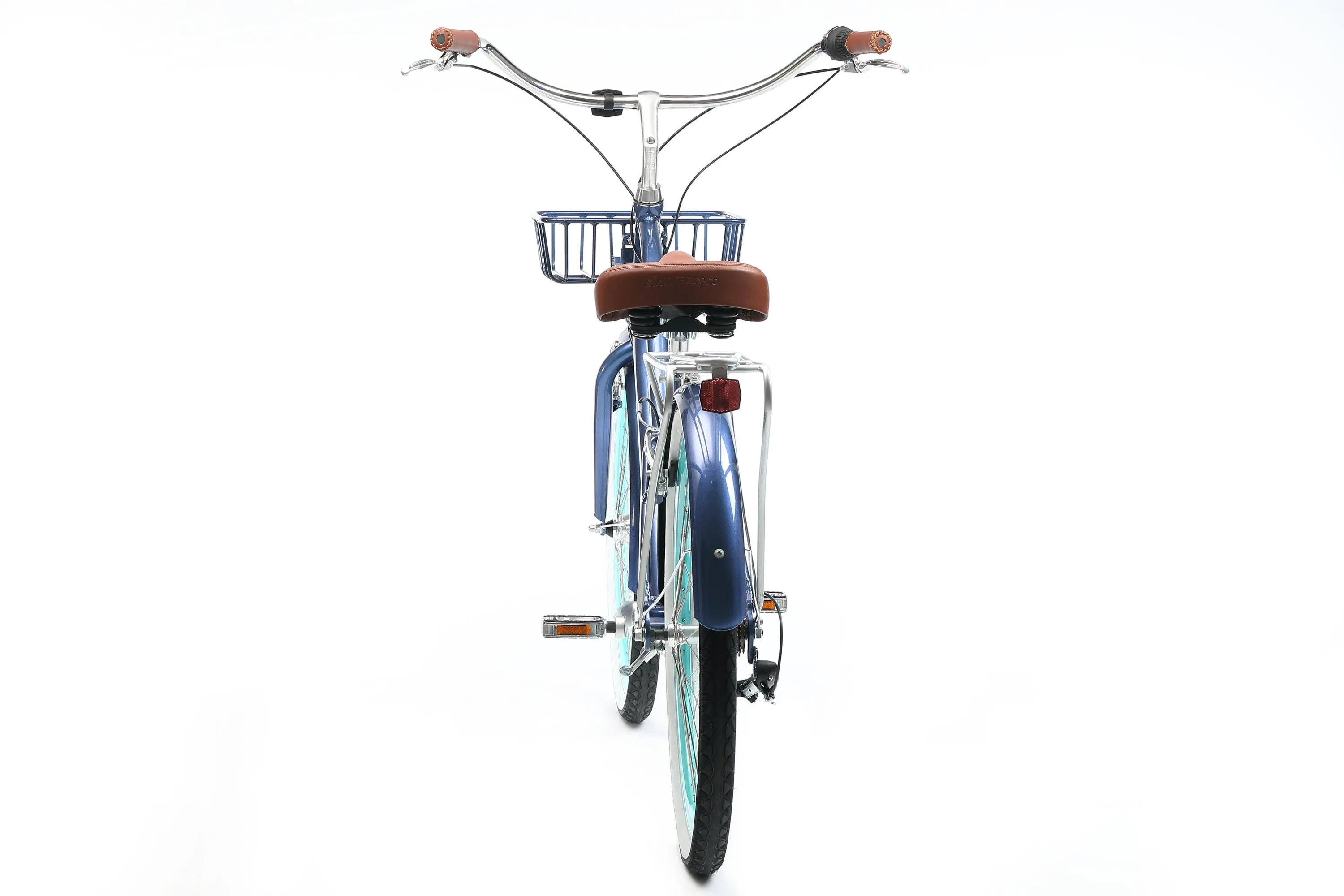 sixthreezero EVRYjourney Deluxe Women's 26" 7-Speed Touring Hybrid Bicycle w/ Integrated Lock, Basket, Light