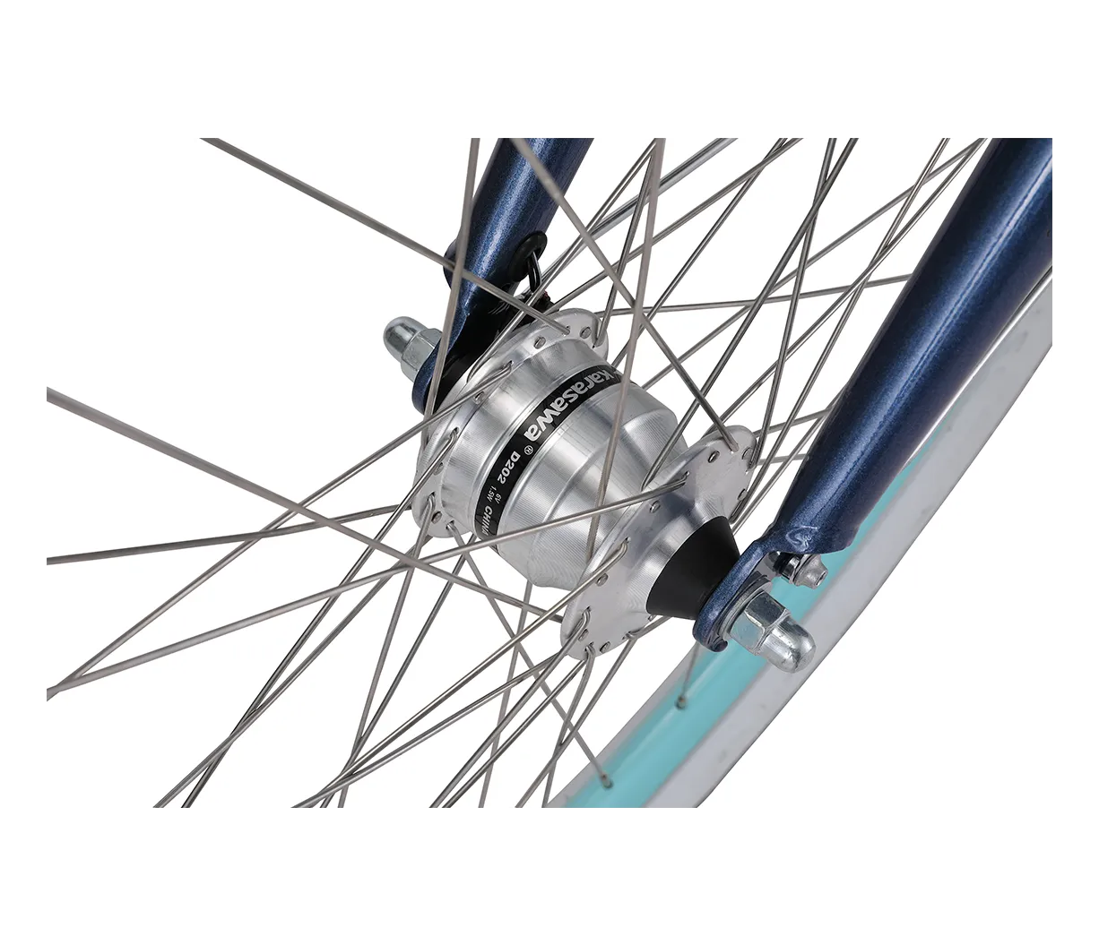 sixthreezero EVRYjourney Deluxe Women's 26" 7-Speed Touring Hybrid Bicycle w/ Integrated Lock, Basket, Light