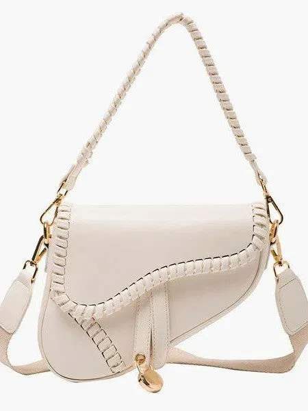 Street Style Saddle Crossbody Hand Bag