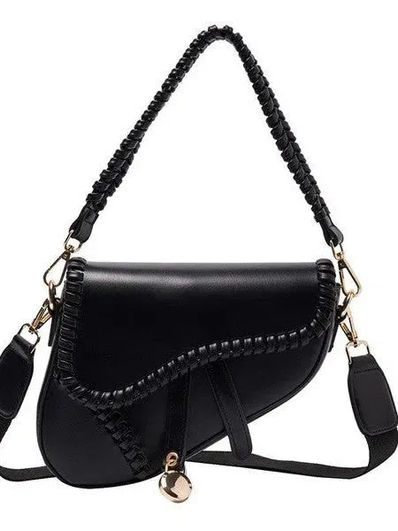 Street Style Saddle Crossbody Hand Bag