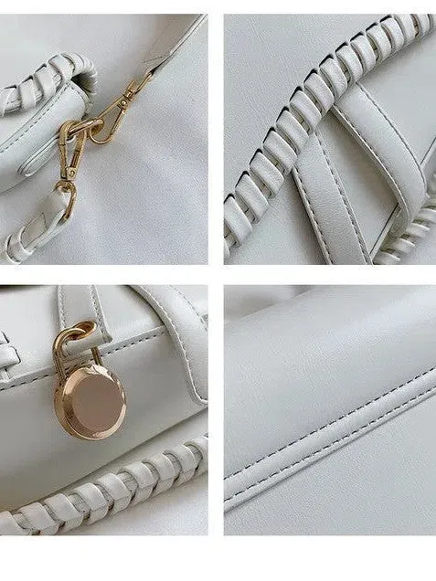 Street Style Saddle Crossbody Hand Bag