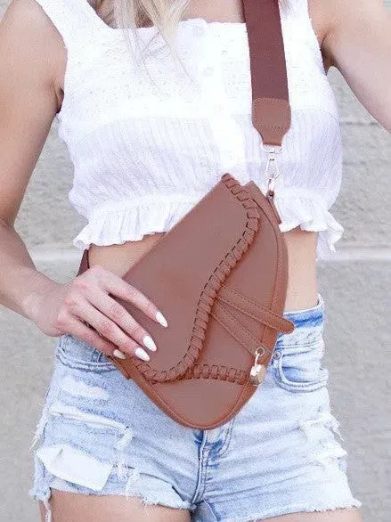 Street Style Saddle Crossbody Hand Bag