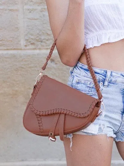 Street Style Saddle Crossbody Hand Bag